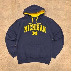 Vintage Y2K University of Michigan Hoodie - Size Medium